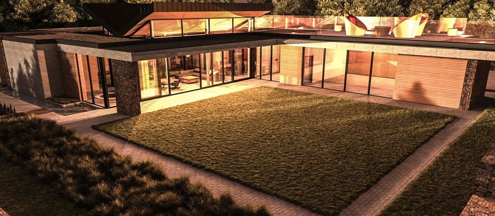 Projekt domu z odwróconym dachem – Kobylanka / Szczecin