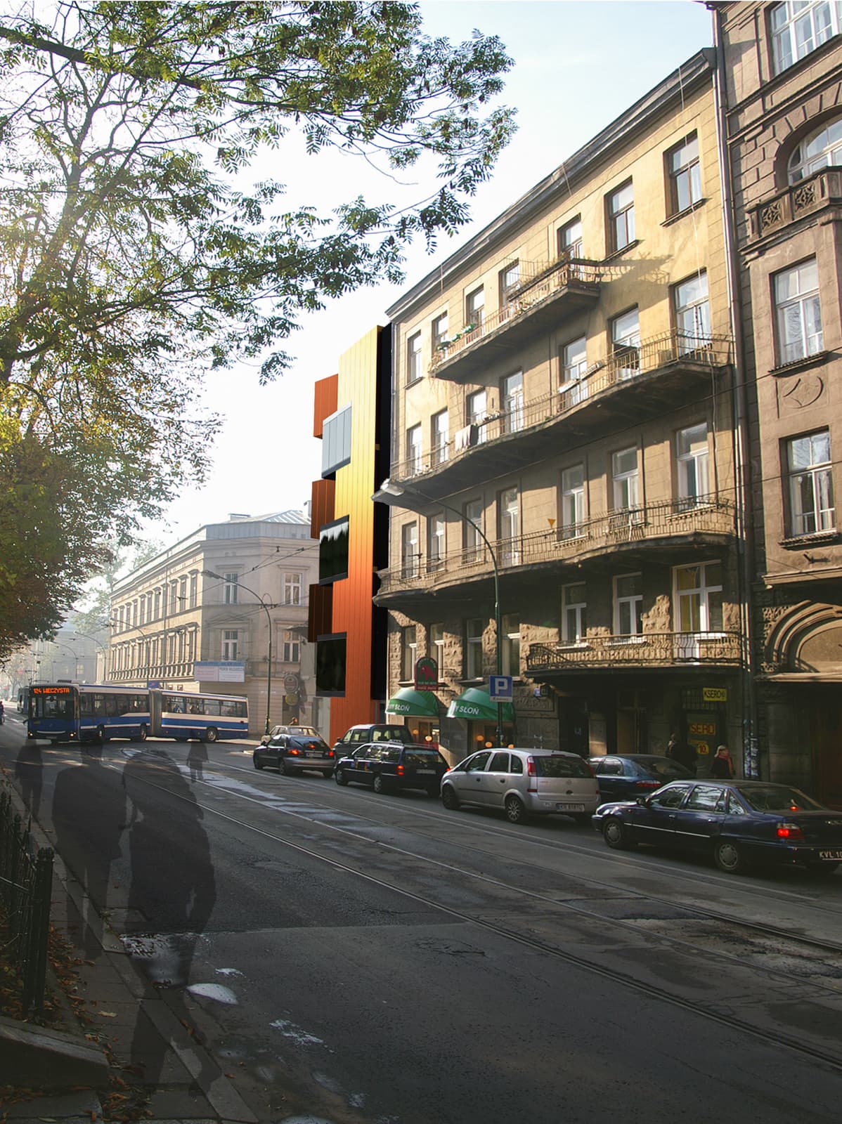 Koncepcja aparthotelu  w Krakowie