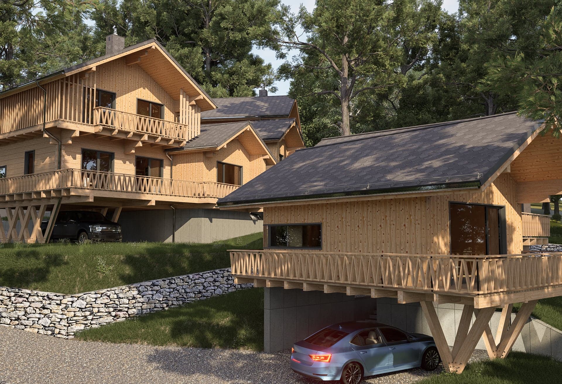 Projekt zabudowy bliźniaczej w Świeradowie Zdroju