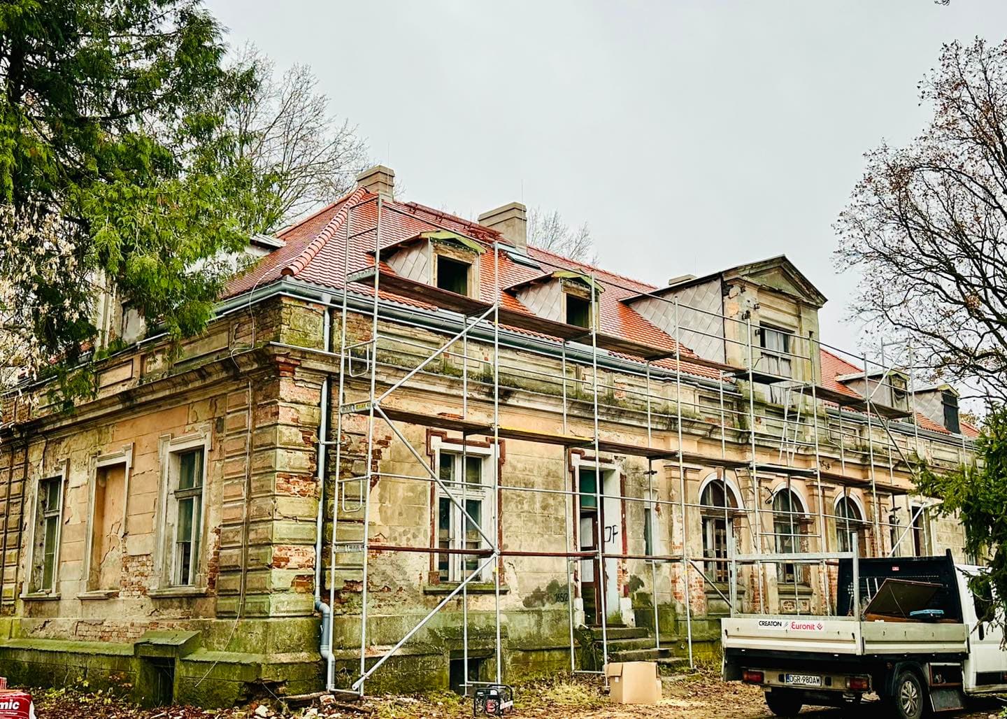 Remont Zabytkowego Pałacu w Łękanowie
