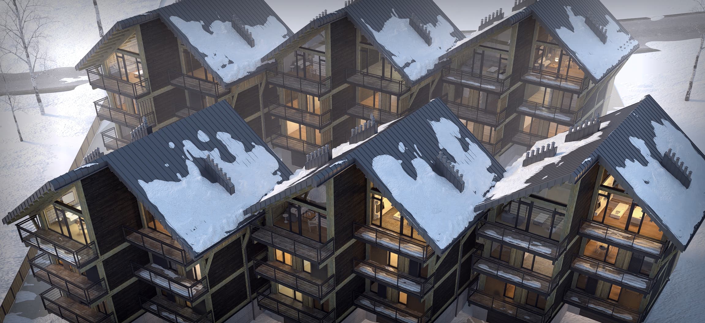 Zespół apartamentowców Złoty Groń w Istebnej